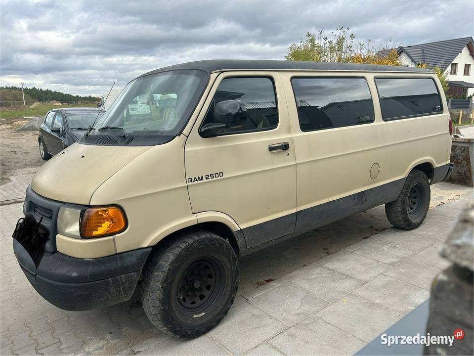 Dodge RAM 2500 52 LPG Hak 33T ZAMIANA na osobowe 160000km Poznań