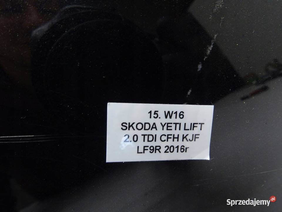 KLAPKA WLEWU PALIWA KOREK 5L6809702 SKODA YETI