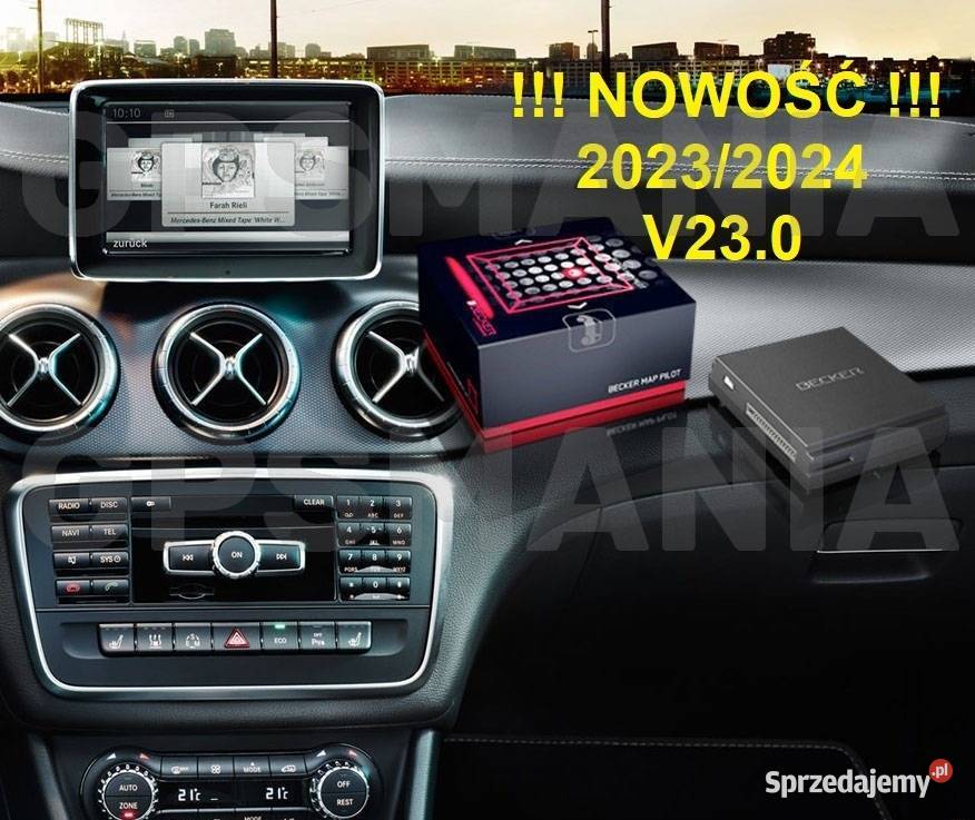 Mapy Mercedes A B C CLA CLS E GL GLA Becker Map Łódź sprzedam