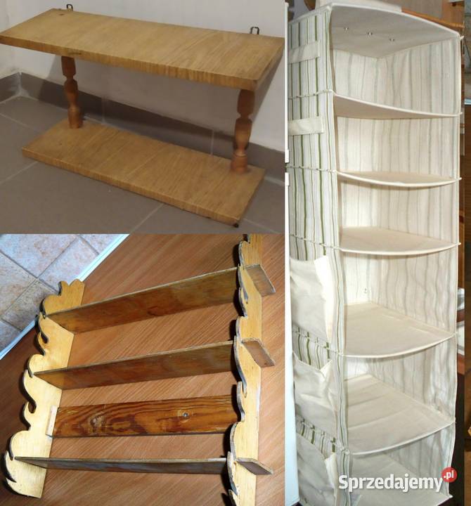 Skrzynka wiklina półka PRL wieszak poroże i sprzedam