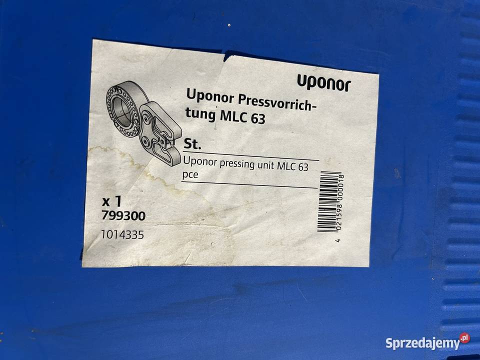 UPONOR U 63 SZCZĘKA 1014335 Pozostałe Kraków sprzedam