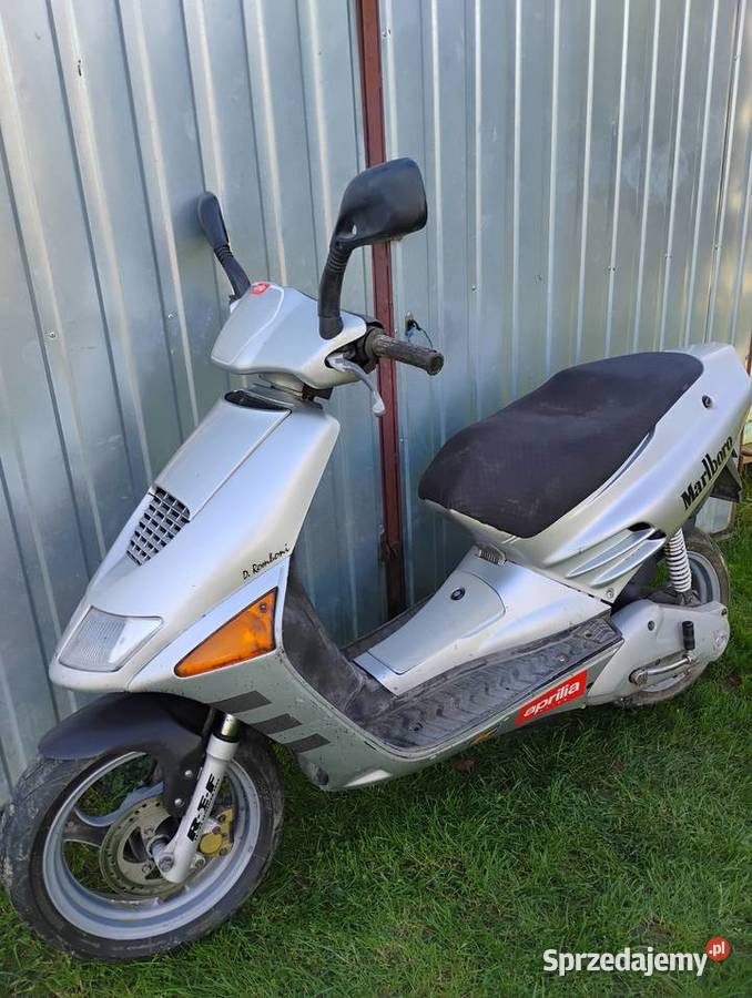 Skuter Aprilia LC 50 srebrny Łańcut