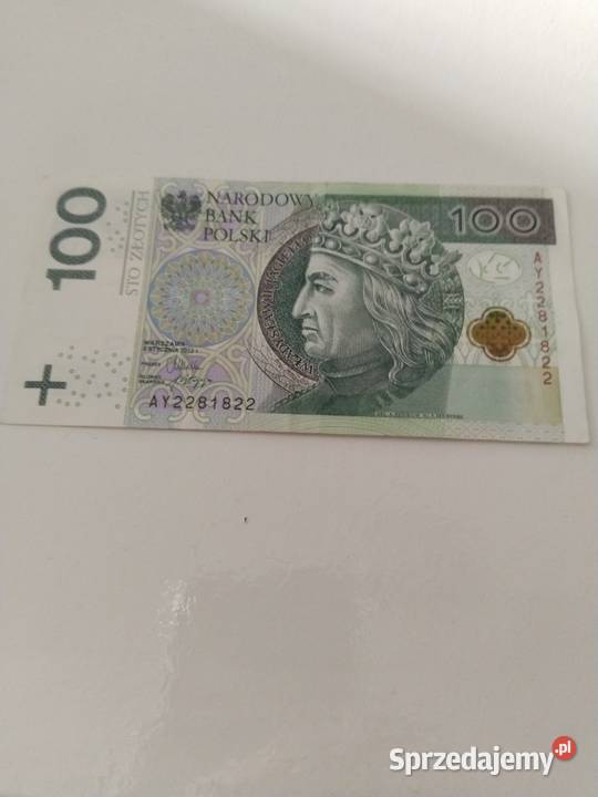 Banknot radarowy 100 zl