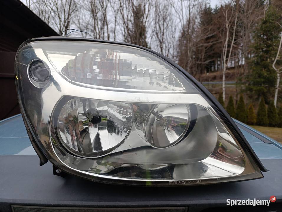 Lampa przednia prawa renault Megane scenic I 1 prawe Lampy przednie Pobiedno sprzedam