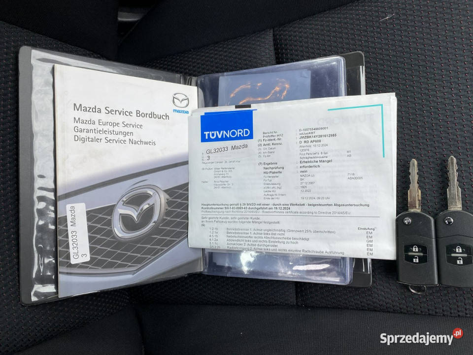 Mazda 3 Symboliczny przebieg gwarantowany ASR (kontrola trakcji) Wejherowo sprzedam