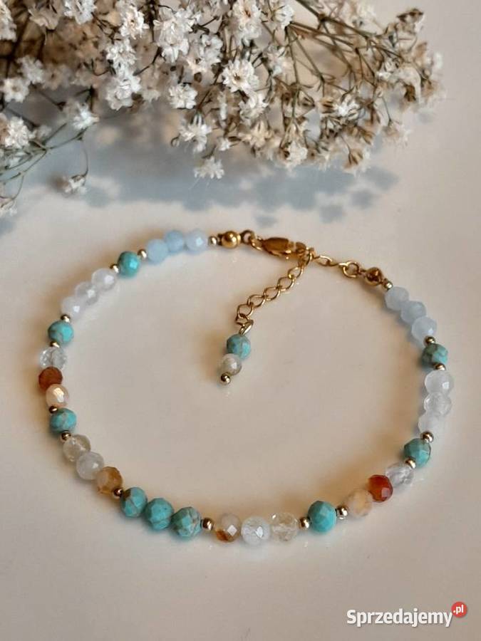 Bransoletka Szczęścia Zodiakalnych Ryb Kamienie Bielsko-Biała sprzedam