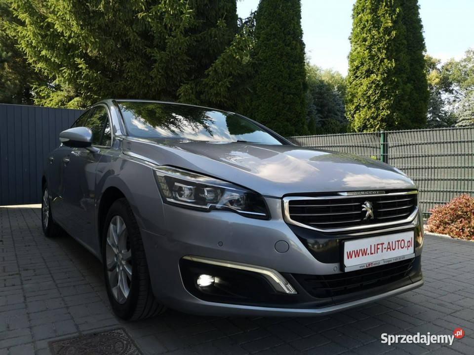 Peugeot 508 20HDI 163 Klimatr Full Led Automat światła przeciwmgielne Strzegom