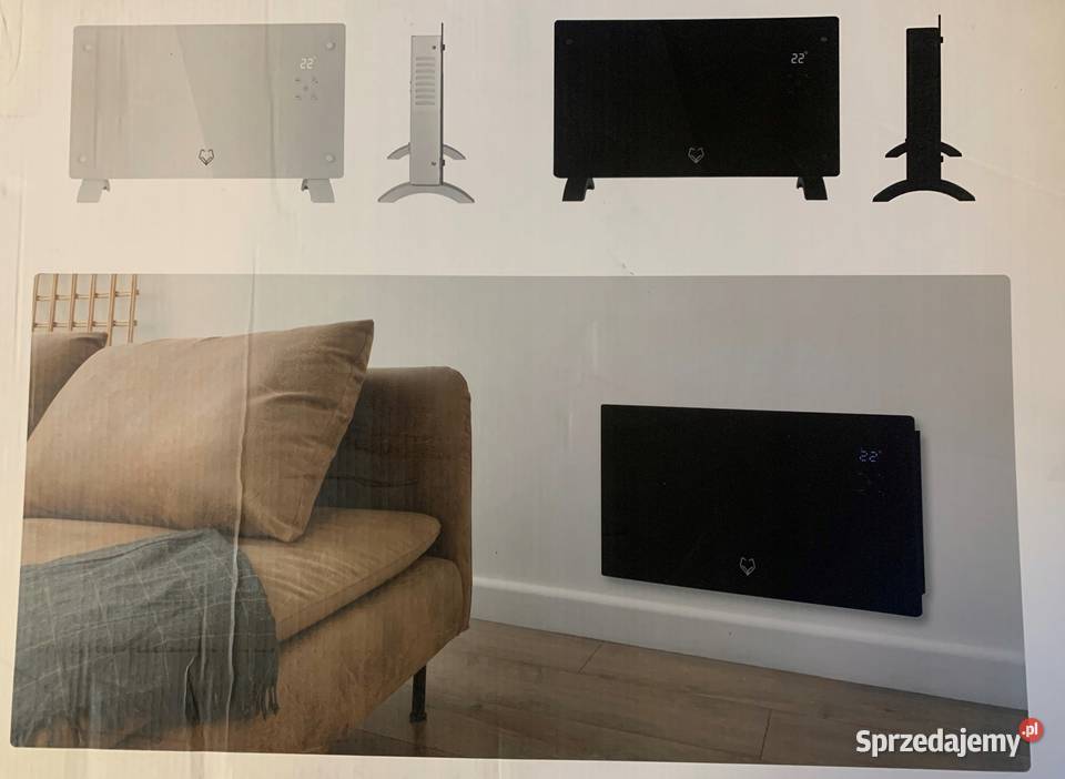 Grzejnik elektryczny WIFI 1500w Mega Fox czarny Myszyniec