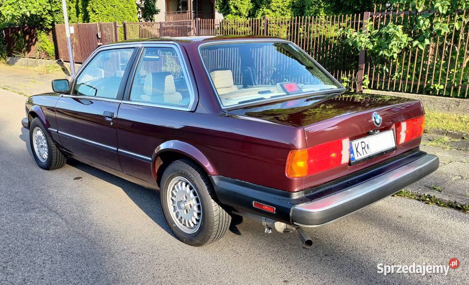 BMW 325e 27 ETA e30 szyber klima coupe manual manualna Kraków