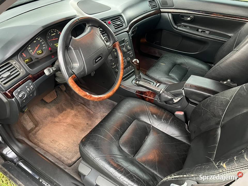 Volvo S80 24 170 BENZYNA GAZ AUTOMAT w skórach uszkodzony Sokołów Podlaski