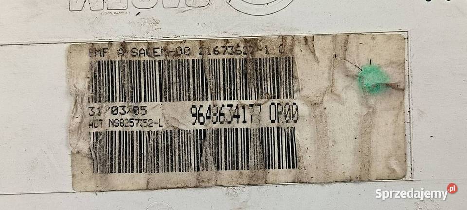 WYŚWIETLACZ PANEL CITROEN BERLINGO 216543011 Lipno sprzedam