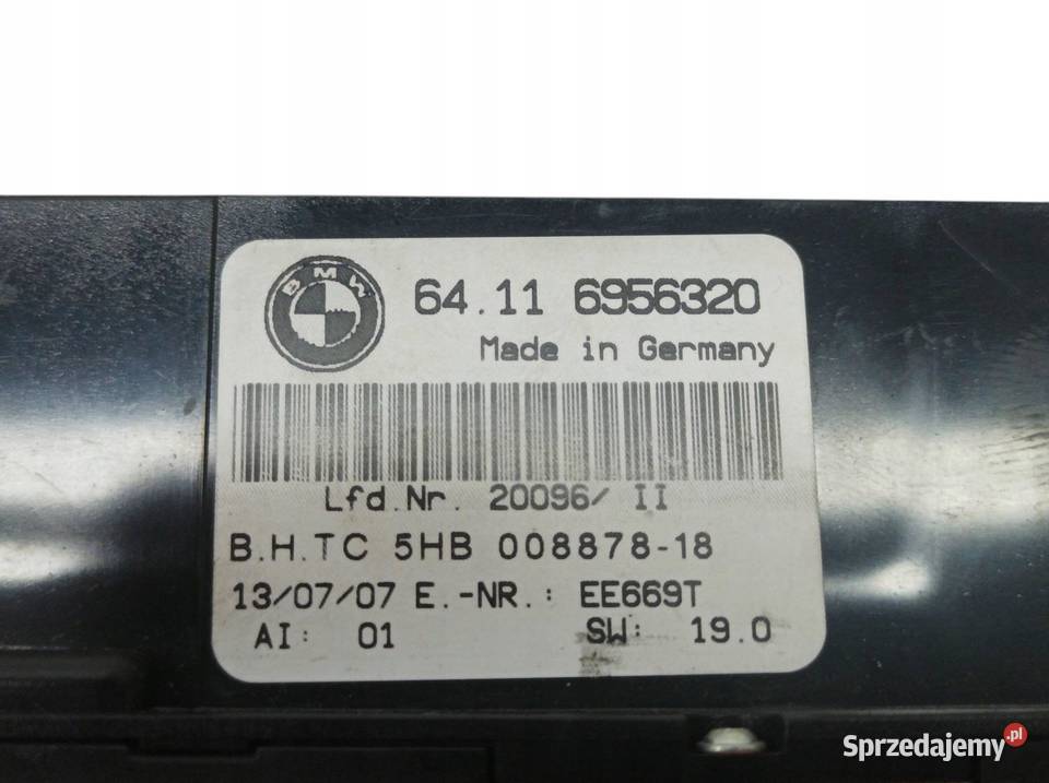 PANEL NAWIEWU 6956320 Bmw Seria 3 IV 19982006