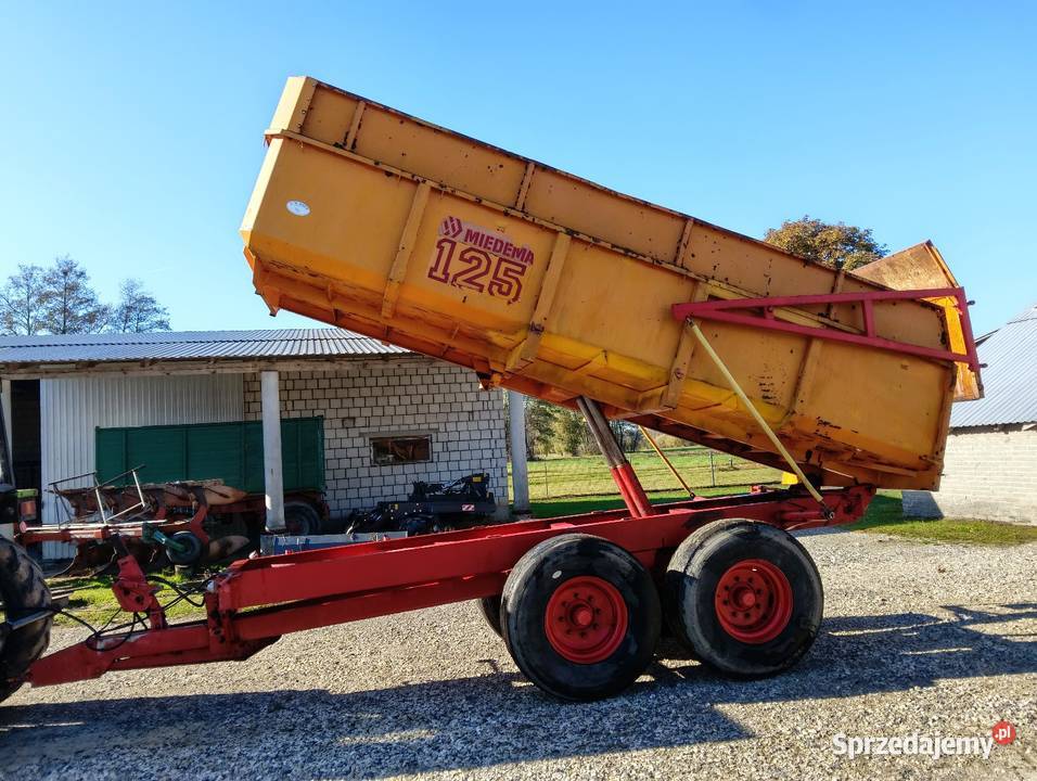 Przyczepa skorupowa 125 tony MIEDEMA Liwki Szlacheckie