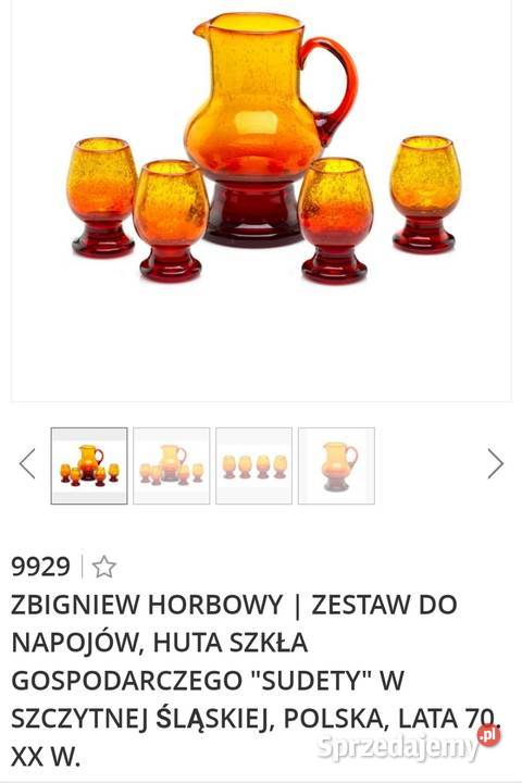 PROJ Z HORBOWY Komplet z dzbankiem połowa lat Pabianice sprzedam