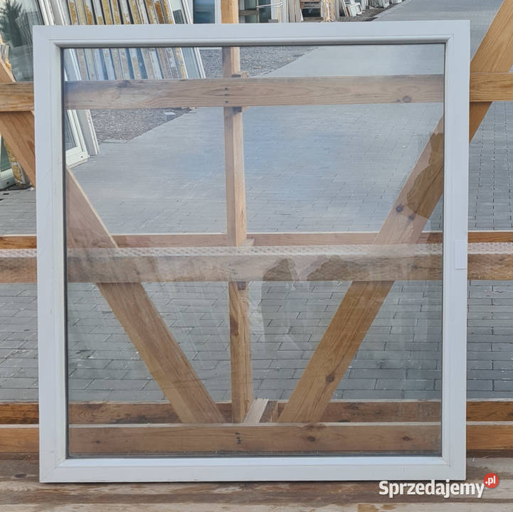 OKNA KacprzaK Witryna 108X128 FIX Używany PCV Siedlce
