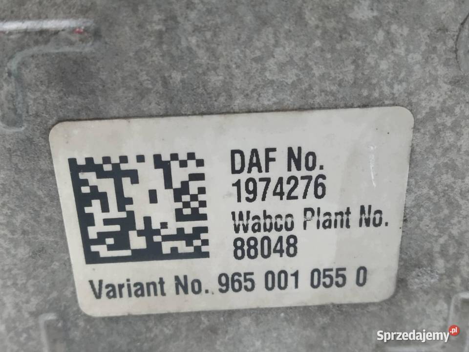 PEDAŁ HAMULCA 1974276 DAF XF 20122016 106 Euro 6 sprzedam