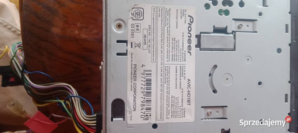 Radio Nawigacja Pioneer AVICHD1BT Biłgoraj