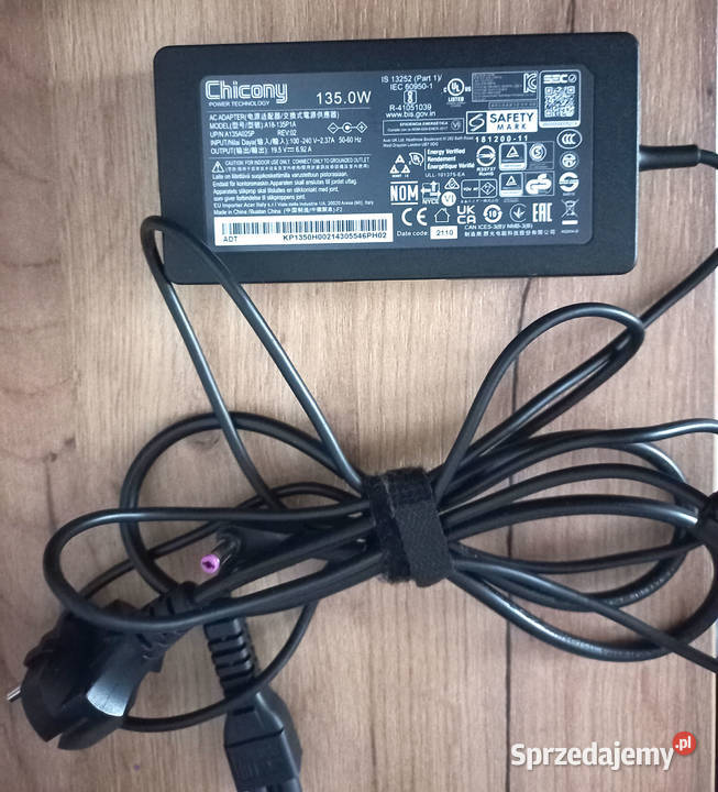 Zasilacz ACER Nitro 5 oryginał 135W Łódź