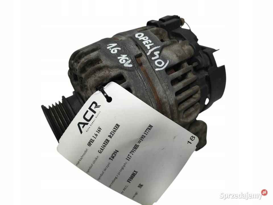 ALTERNATOR Opel Astra H J Zafira B Insignia 16 Chełm
