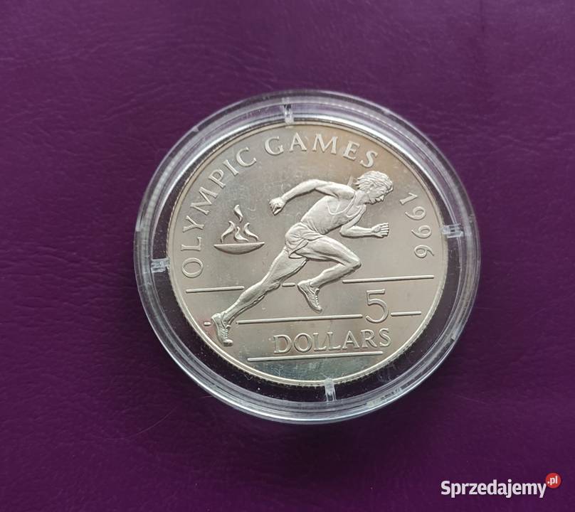Moneta NIUE 5 Dolarów 1992Igrzyska XXVI Atlanta Pruszków
