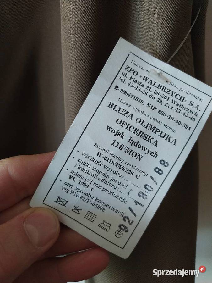 Bluza 9218088 olimpijka oficerska wojsk lądowych Kraków