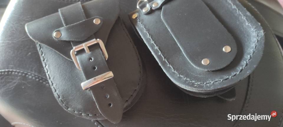 Kieszeń skórzana na pas do kufra śląskie Pyrzowice