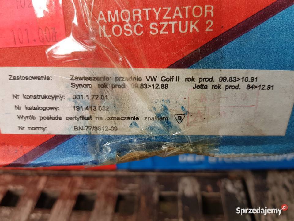 NowyKrosnoAmortyzator przedni VW GolfJettaSyncro