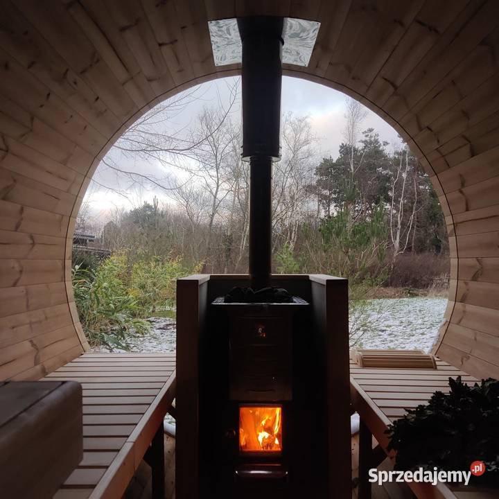 Sauna beczka sauna ogrodowa ruska bania 3 metry Płock
