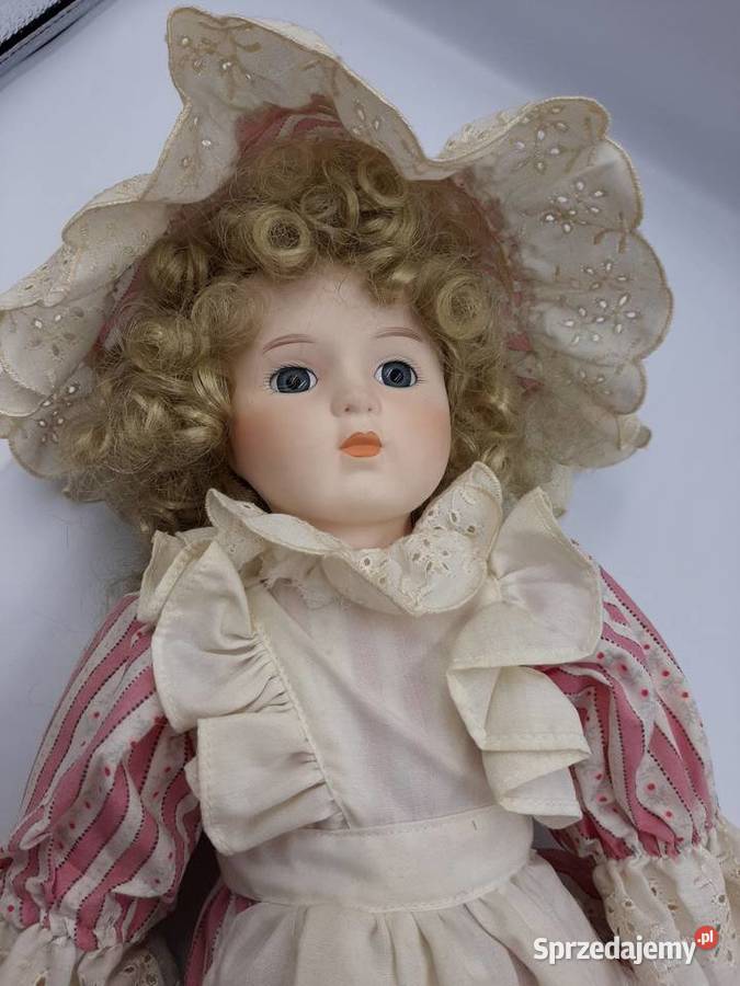 Przepiękna kolekcjonerska lalka porcelanowa Inowrocław