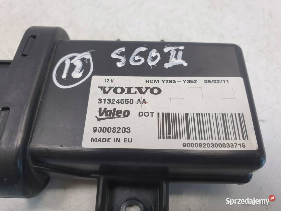 Volvo S60 II MODUŁ STEROWNIK ŚWIATEŁ 31324550 Chełm
