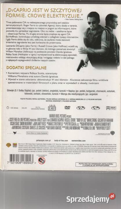 W sieci kłamstw Russell Crowe Leonardo DiCaprio Filmy Pruszków