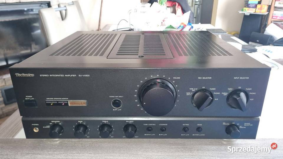 Wzmacniacz Technics SUVX820 MOS Class AA Made in Wzmacniacze i pokrewne Warta