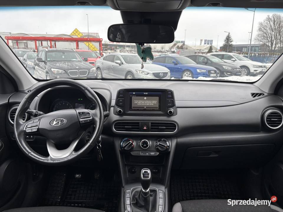 HYUNDAI KONA 10 120 Stan Idealny Asystenci Led Rok produkcji 2019 Samochody osobowe warmińsko-mazurskie Iława