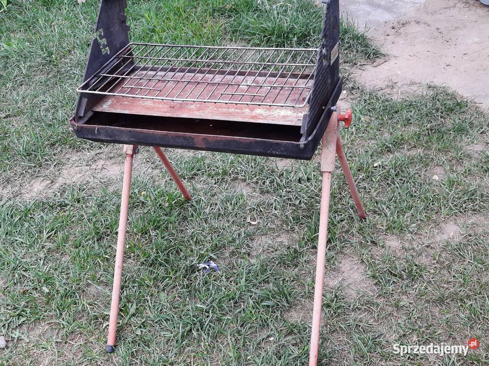 grill duży żeliwny