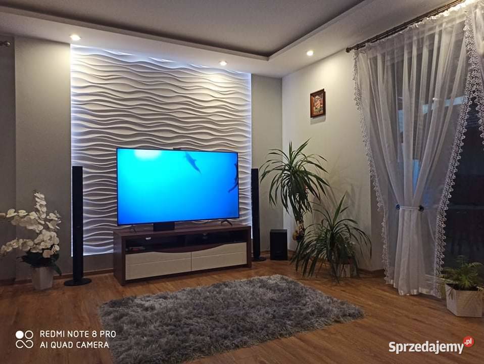 Panel dekoracyjny 3D ścienny gipsowy płyta fale sprzedam