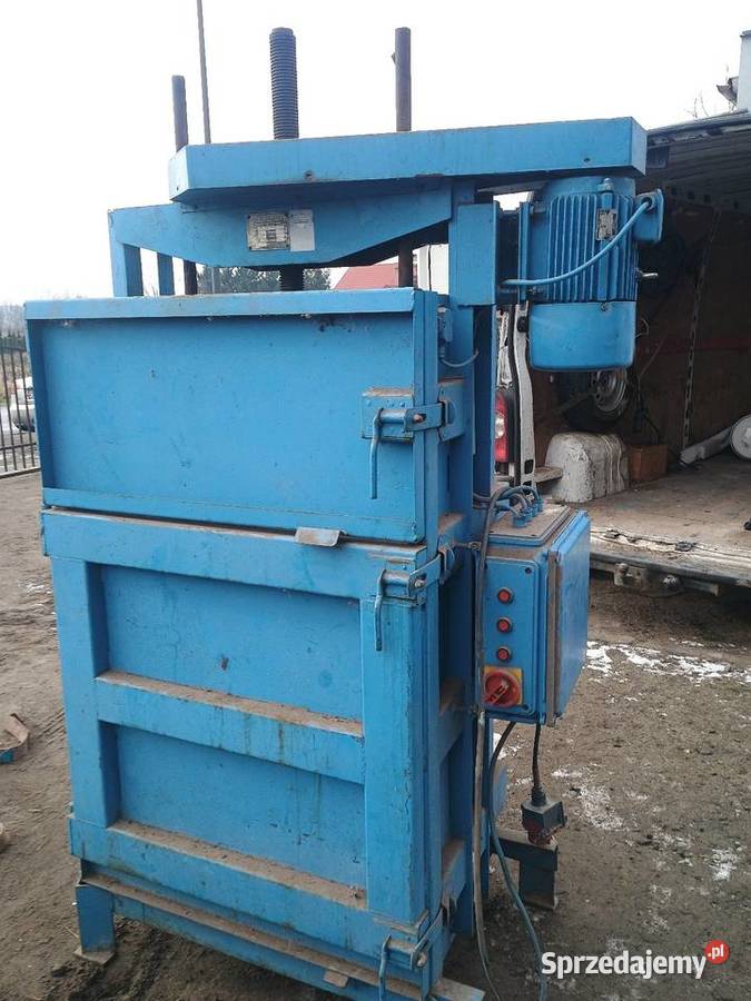 Prasa do papieru makulatury lubuskie sprzedam