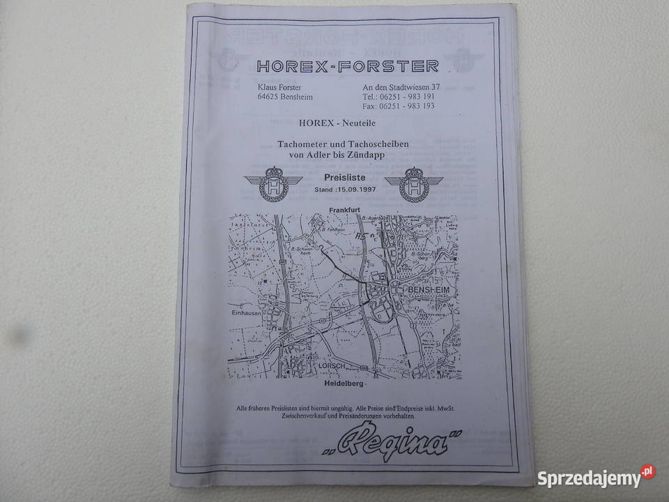 Horex Regina nie Resident Imperator NSU Konsul