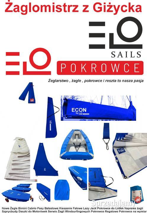 ELO Żaglownia Mazurska Pasy balastoweKieszenie Giżycko