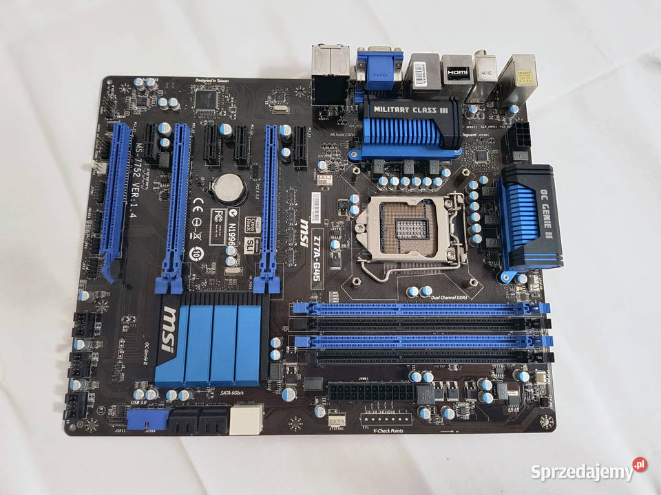 Płyta główna MSI Z77AG45 MS7752 LGA1155 OC Genie Poznań
