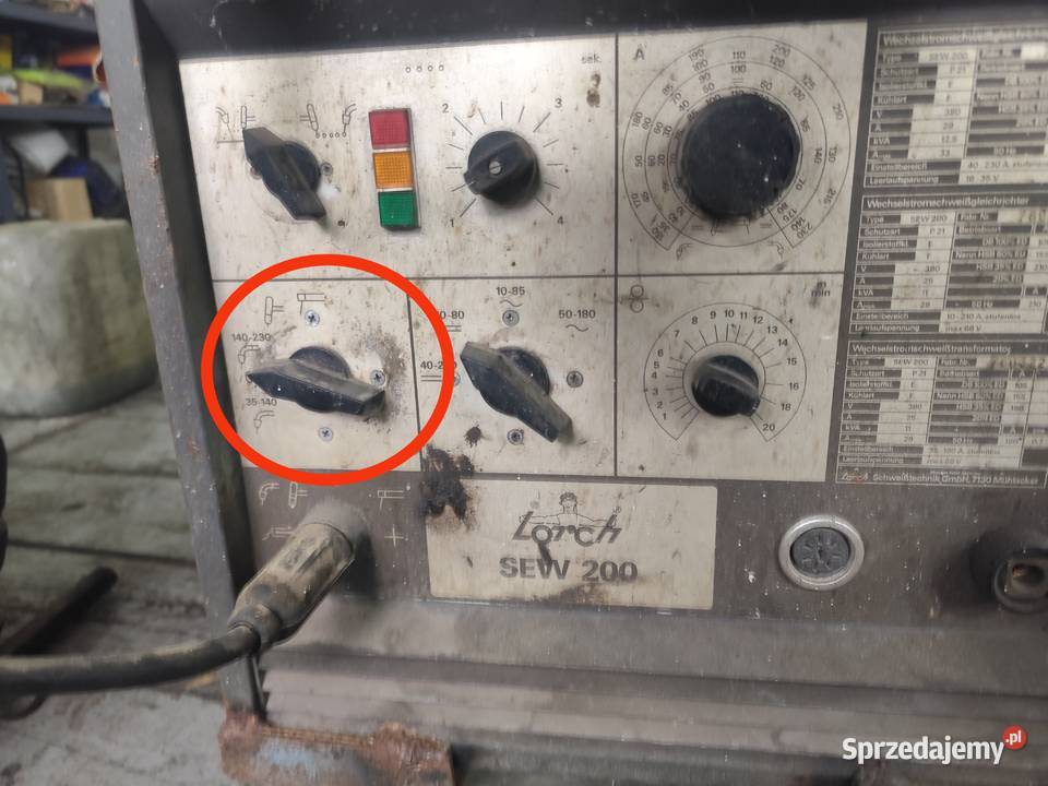Spawarka Lorch SEW 200 MIGMAG TIG Elektroda Półautomaty spawalnicze Gościeradów Ukazowy sprzedam