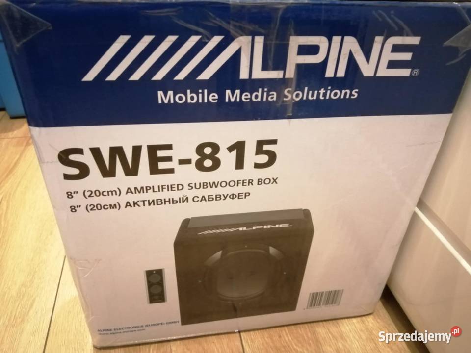 Subwoofer aktywny ALPINE SWE815 Opole Lubelskie