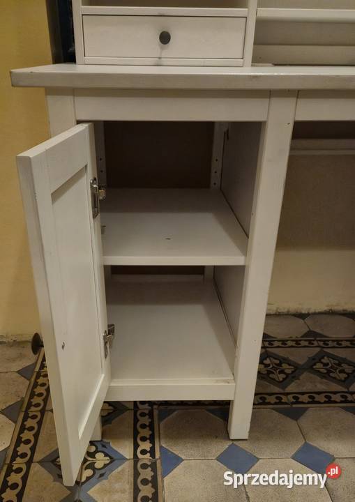Biurko IKEA Hemnes z nadstawką białe duże Meble małopolskie Kraków