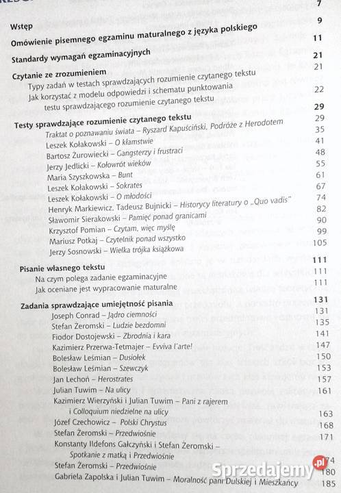Język polski Matura 2007 Cz1 i 2 M B Kupisz Pozostałe Chełm