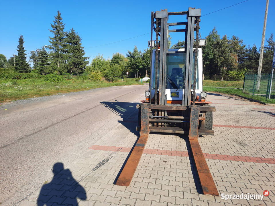 Wózek widłowy DANTRUCK 8009 8 ton 5 m długie diesel Wózki widłowe Mława