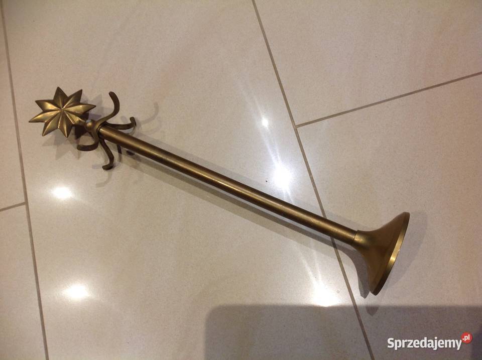 Stojak Mosiężny Na Biżuterię Stary Pozostałe Nowa Sól