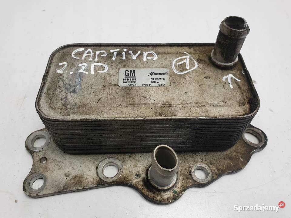 Antara 22 CDTI CHŁODNICZKA OLEJU 96868256 osobowe Chłodnice oleju Chełm