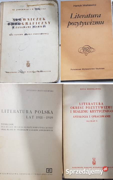 7 polski literatura pozytywizm oświecenie tradycyjny podręcznik Książki i Podręczniki Kielce