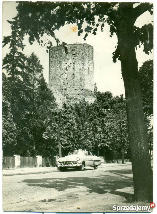 Pocztówka Ostrzeszów Wieża Gotyckiego Zamku Ostrów Wielkopolski