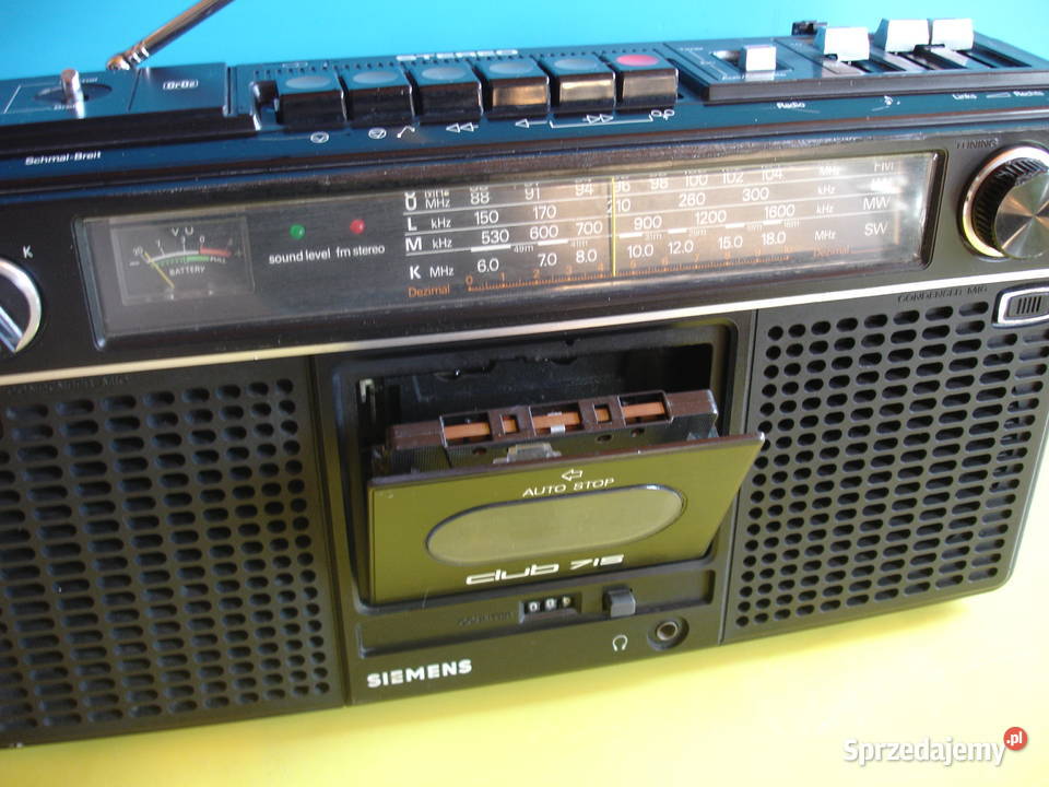 Radiomagnetofon SIEMENS CLUB 715 lubuskie Zielona Góra