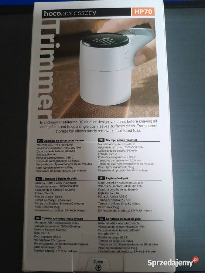 Golarka do ubrań Hoco AGD drobne Wieliczka